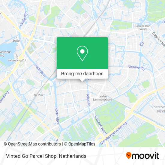 Vinted Go Parcel Shop kaart