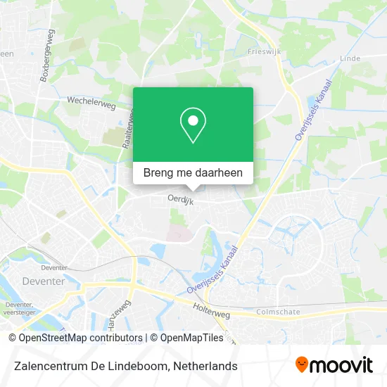 Zalencentrum De Lindeboom kaart