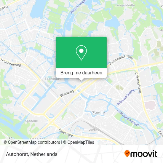 Autohorst kaart