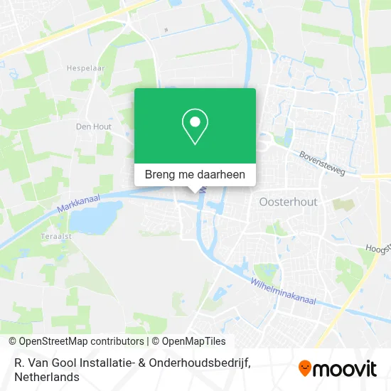 R. Van Gool Installatie- & Onderhoudsbedrijf kaart