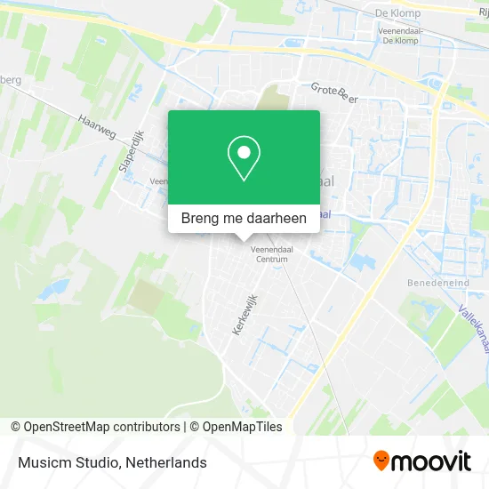 Musicm Studio kaart