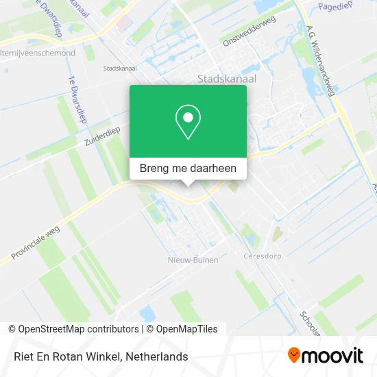Riet En Rotan Winkel kaart