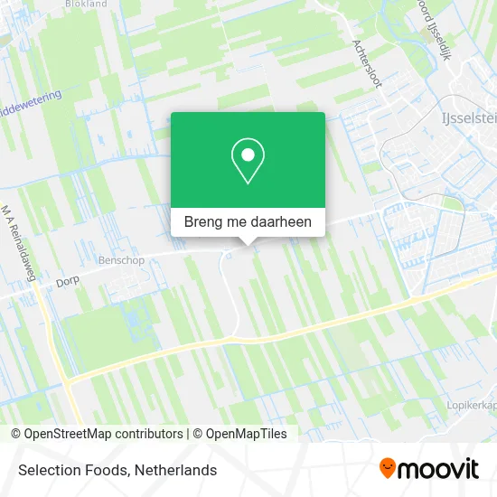 Selection Foods kaart