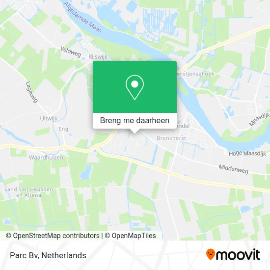 Parc Bv kaart