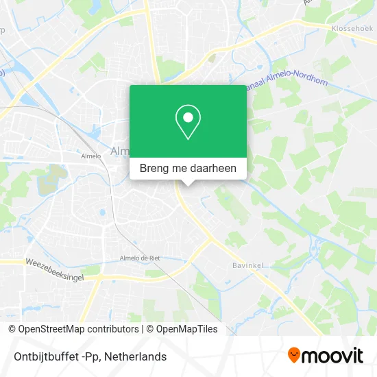 Ontbijtbuffet -Pp kaart