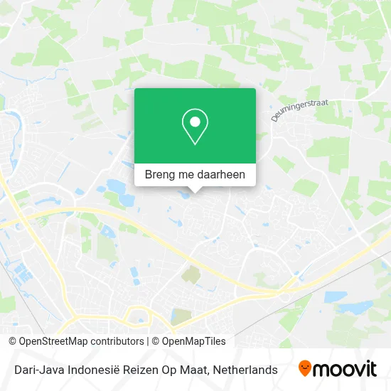 Dari-Java Indonesië Reizen Op Maat kaart