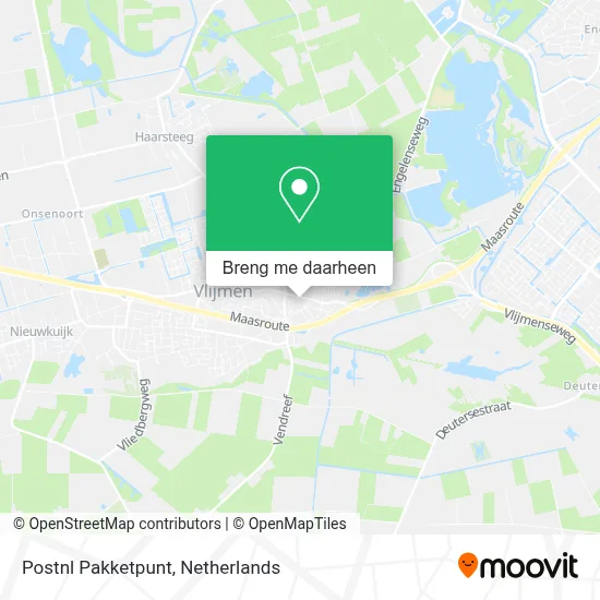 Postnl Pakketpunt kaart