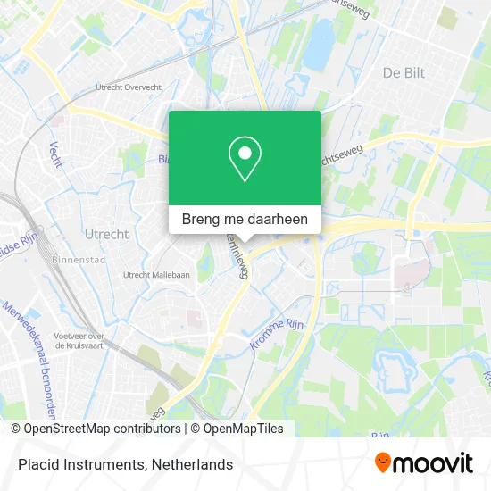 Placid Instruments kaart