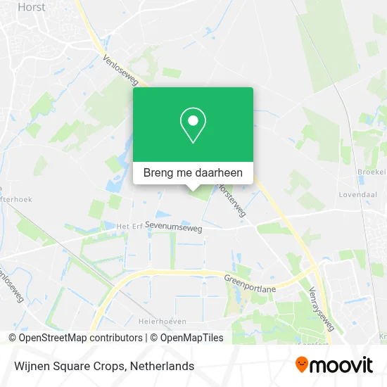 Wijnen Square Crops kaart