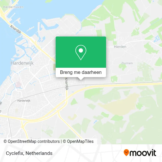 Cyclefix kaart