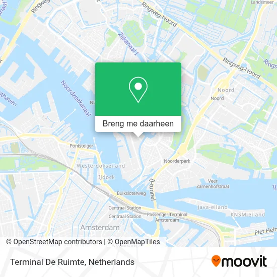 Terminal De Ruimte kaart