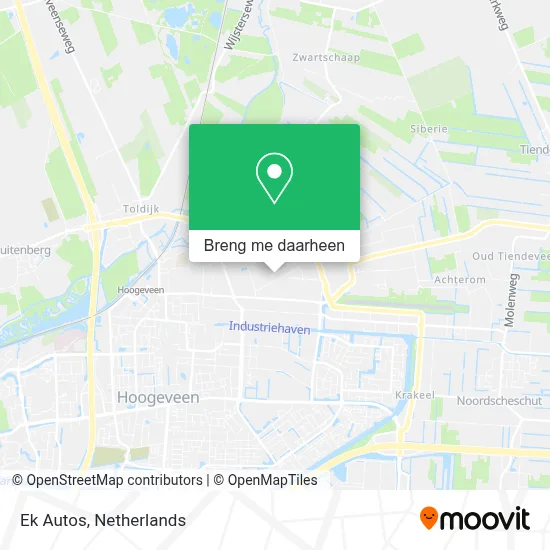 Ek Autos kaart