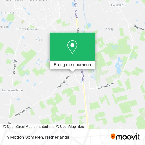 In Motion Someren kaart