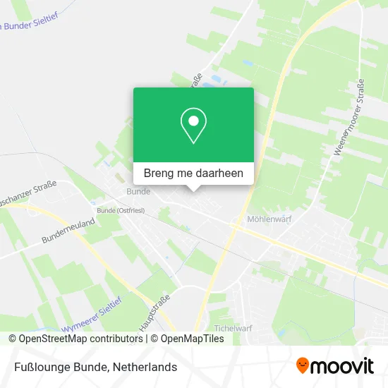 Fußlounge Bunde kaart