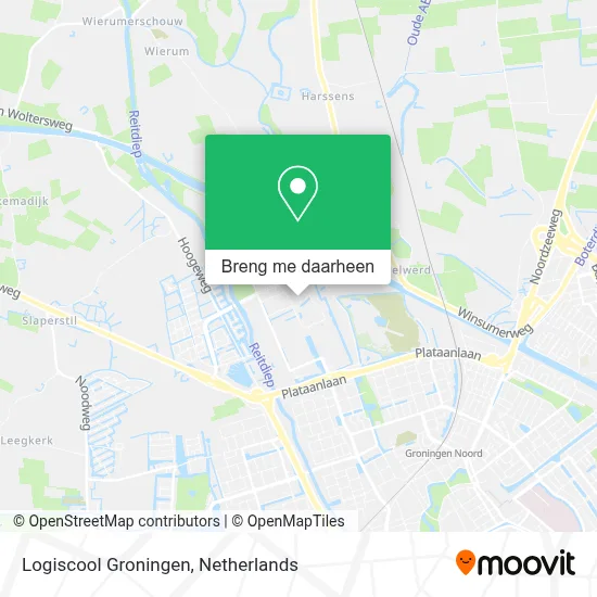 Logiscool Groningen kaart