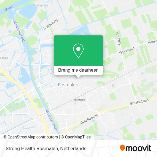 Strong Health Rosmalen kaart