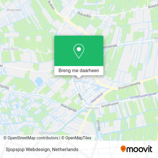 Sjopsjop Webdesign kaart