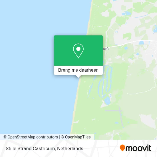 Stille Strand Castricum kaart