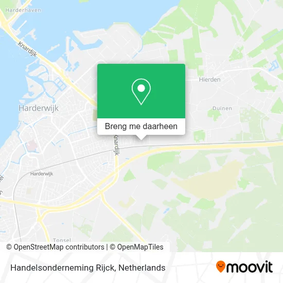 Handelsonderneming Rijck kaart