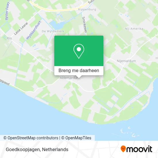 Goedkoopjagen kaart
