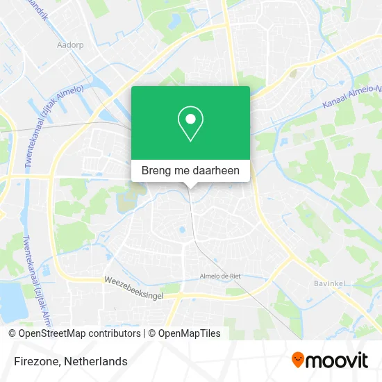 Firezone kaart