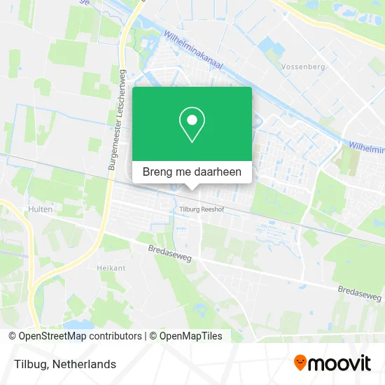 Tilbug kaart