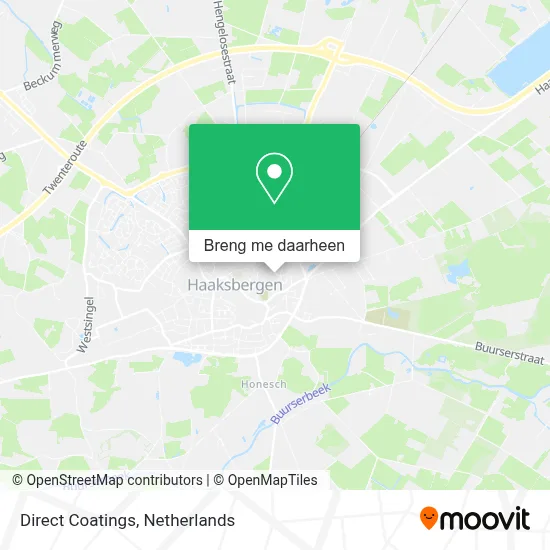 Direct Coatings kaart