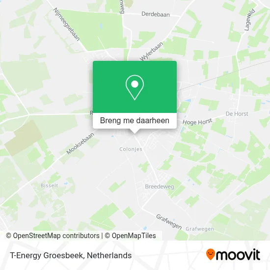 T-Energy Groesbeek kaart