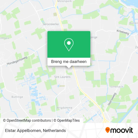 Elstar Appelbomen kaart