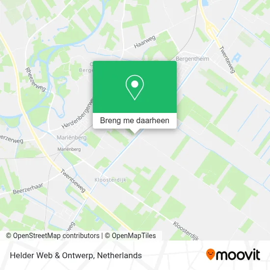 Helder Web & Ontwerp kaart