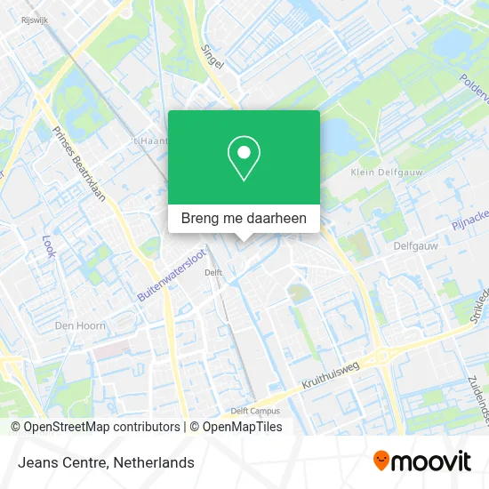 Jeans Centre kaart