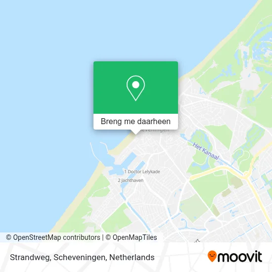 Strandweg, Scheveningen kaart