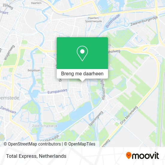 Total Express kaart