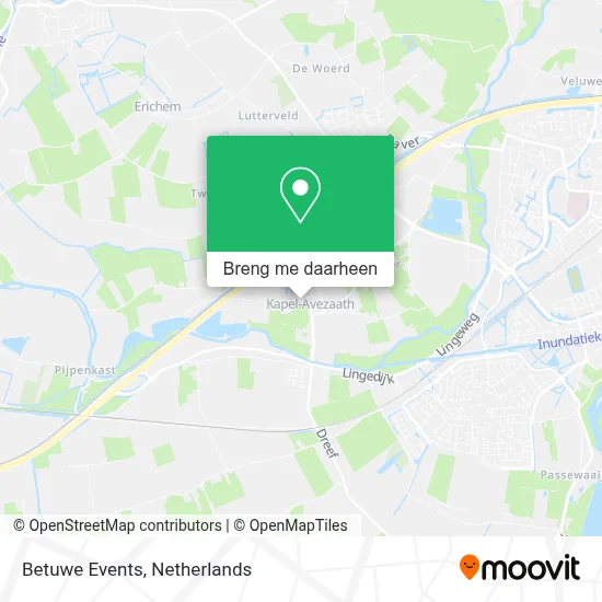 Betuwe Events kaart