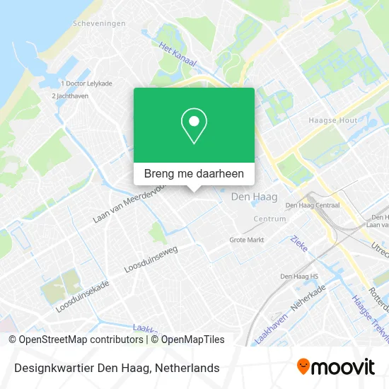 Designkwartier Den Haag kaart
