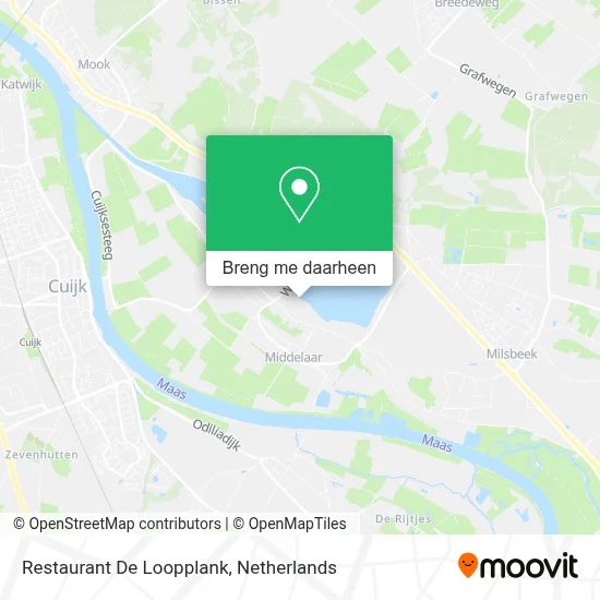 Restaurant De Loopplank kaart