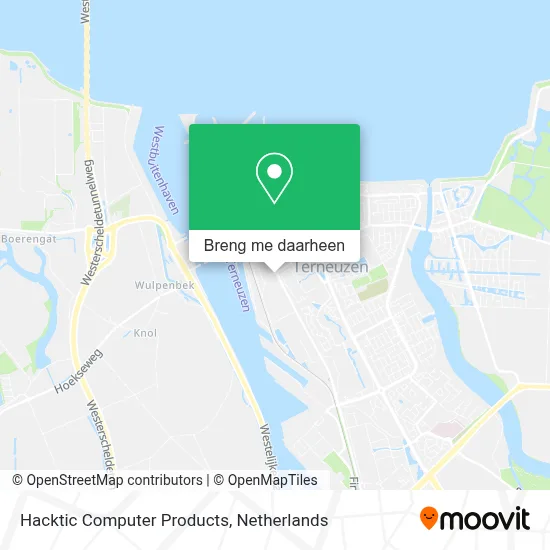 Hacktic Computer Products kaart