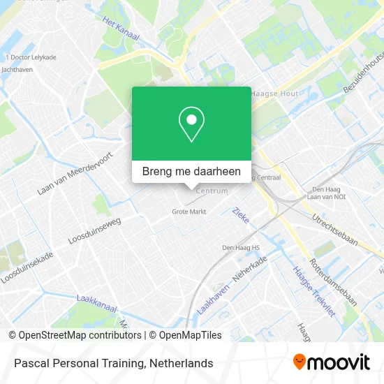Pascal Personal Training kaart