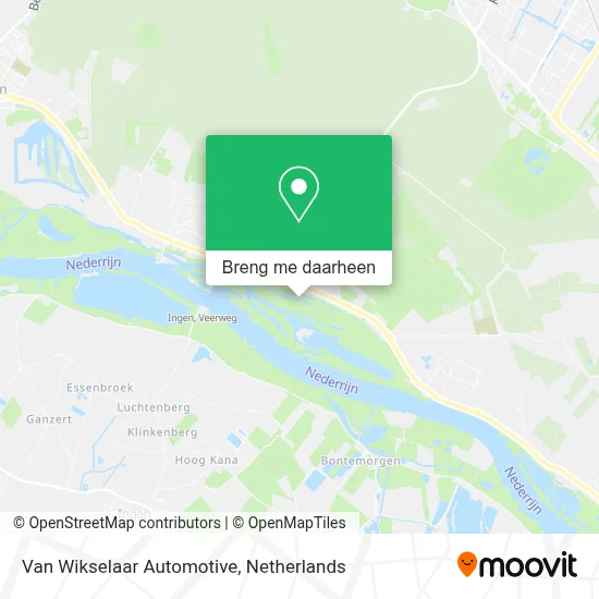 Van Wikselaar Automotive kaart