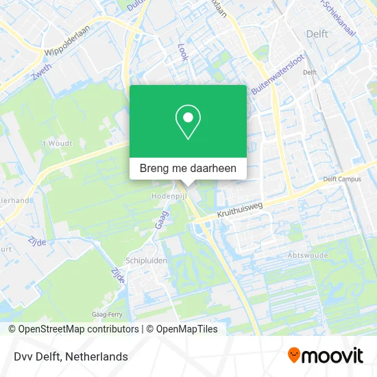 Dvv Delft kaart