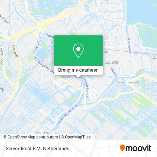 Serverdirect B.V. kaart