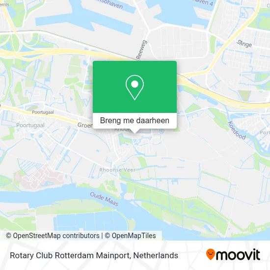 Rotary Club Rotterdam Mainport kaart