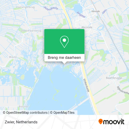 Zwier kaart