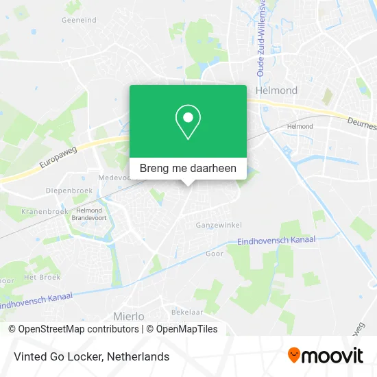 Vinted Go Locker kaart