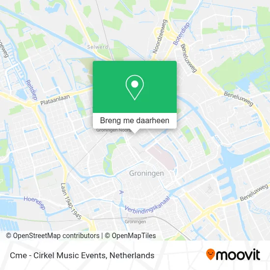 Cme - Cirkel Music Events kaart