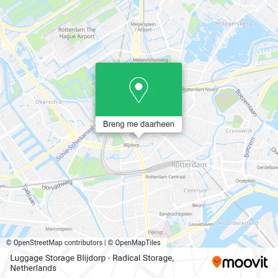 Luggage Storage Blijdorp - Radical Storage kaart