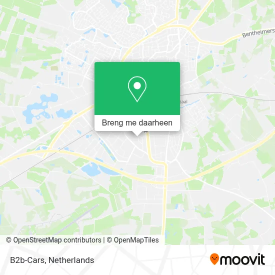 B2b-Cars kaart