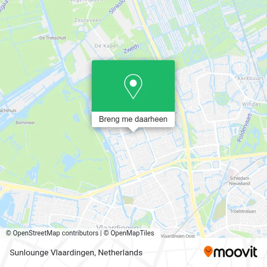 Sunlounge Vlaardingen kaart