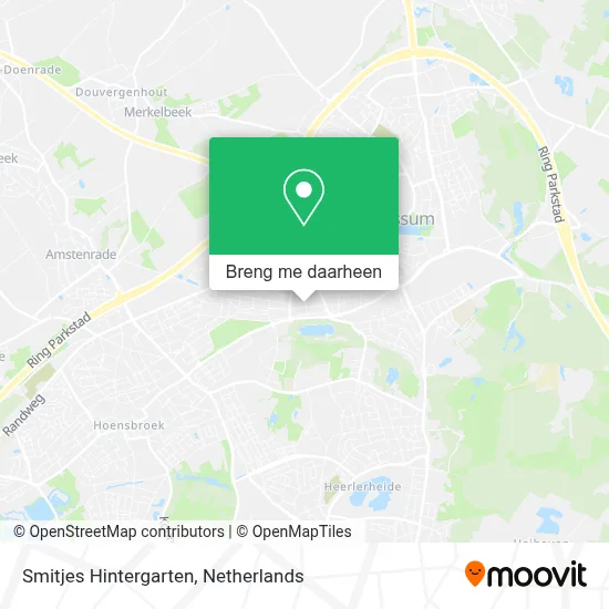 Smitjes Hintergarten kaart