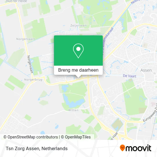 Tsn Zorg Assen kaart